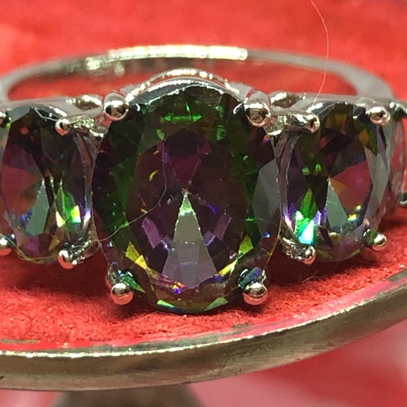 Jewelry - High quality Mystic Topaz/Australian Crystal ring